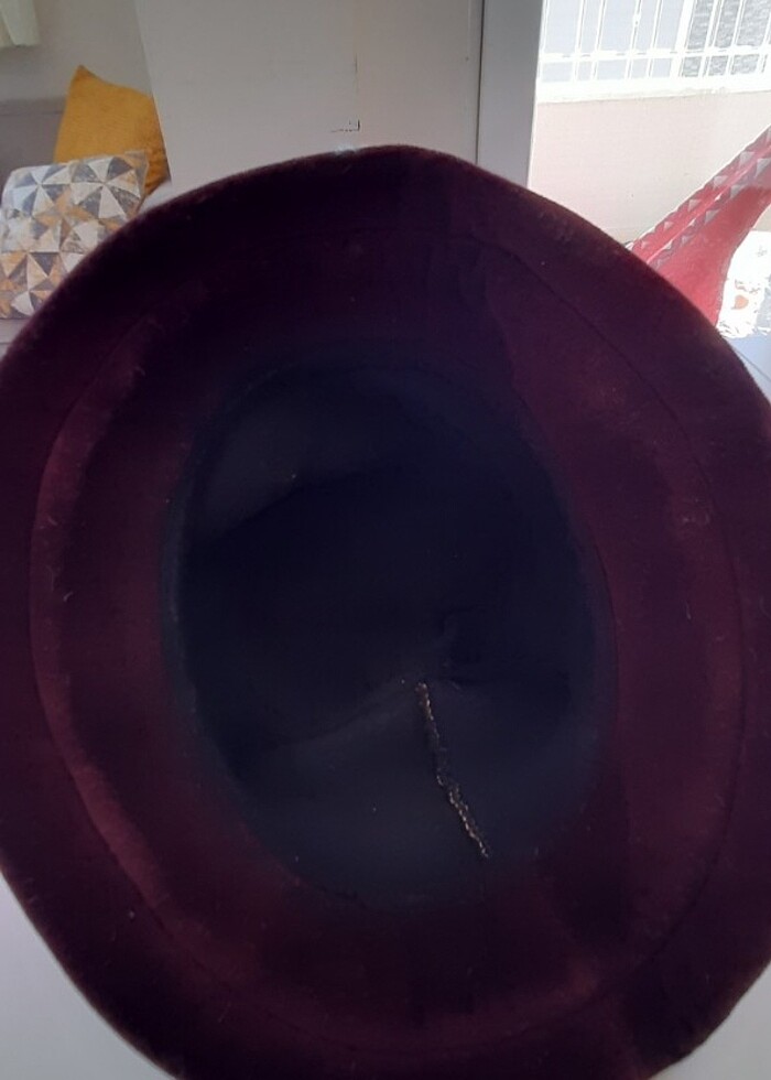 Kadife kadın sapkasi - Görsel 2