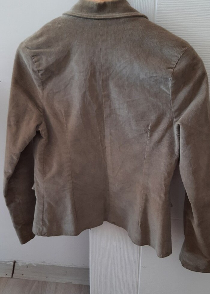 Kadife kadın ceket  - Görsel 2