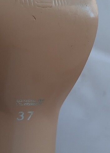 Platform topuk beyaz ayakkabi - Görsel 7