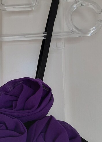 Sık canlı renkli gece elbisesi - Görsel 10