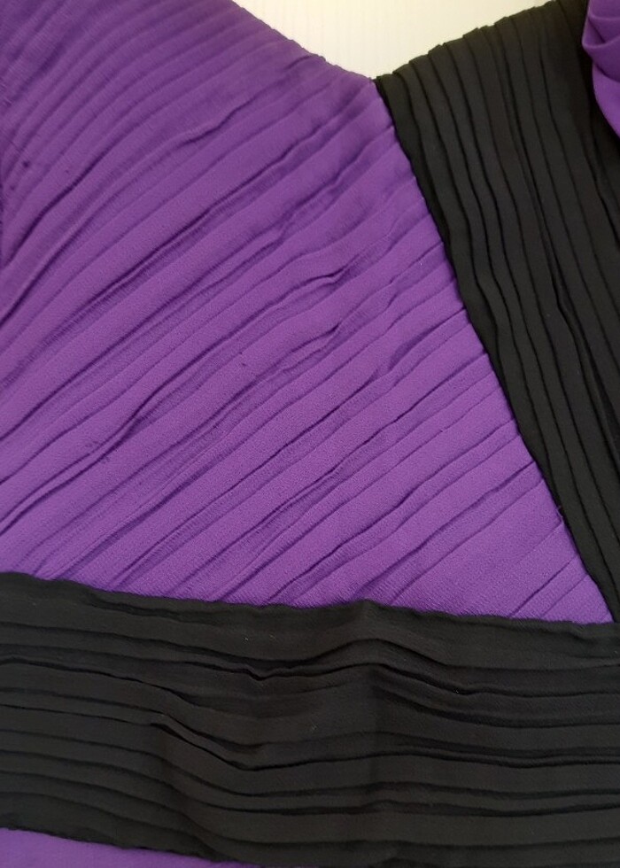 Sık canlı renkli gece elbisesi - Görsel 4