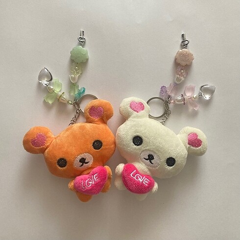 Rilakkuma ve Korilakkuma ayıcık anahtarlık????????