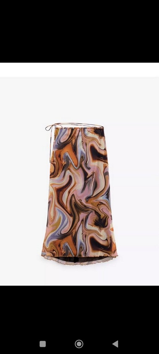 Bağlama Desenli tül etek - Görsel 3