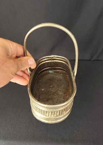 Beden oval metal Sepet