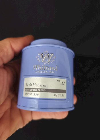 Diğer Whittard Petit Macaron Beige teneke kutu koleksiyonluk