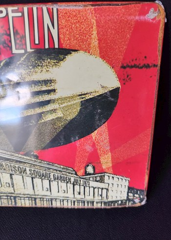 Beden Renk Vintage Led Zeppelin metal tabela