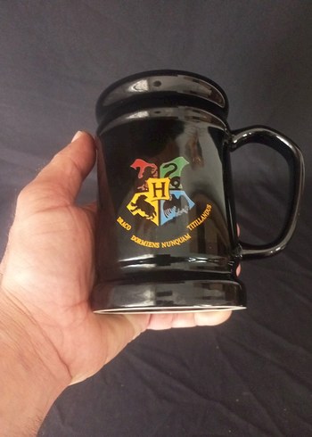 büyük Siyah Harry Potter Temalı Seramik Kupa