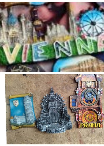 Renkli Prag ve Londra Temalı Duvar Saatleri