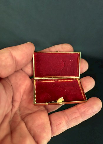 Leopar Desenli Vintage metal kutular - Görsel 8