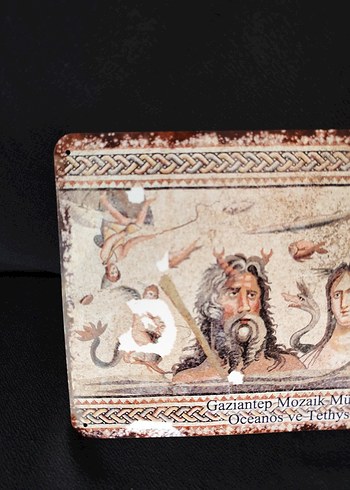 Mozaik Oceanos ve Tethys Metal tabela - Görsel 2