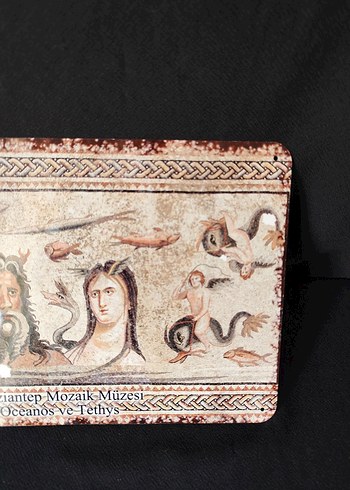 Mozaik Oceanos ve Tethys Metal tabela - Görsel 3