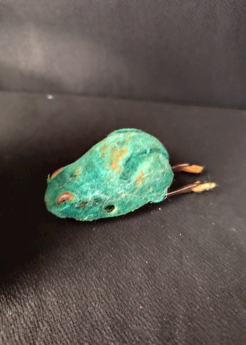 Eskilerden metal oyuncaklar fare davul çalan köpek ve at - Görsel 4