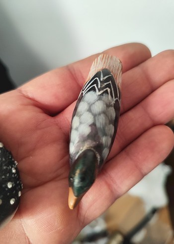 El Yapımı Gri Kuş Figürleri - Görsel 6