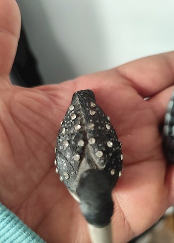 El Yapımı Gri Kuş Figürleri - Görsel 7