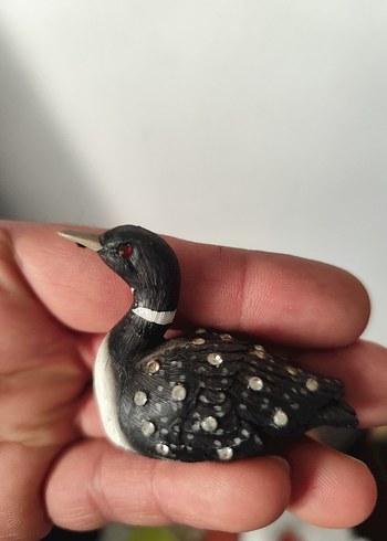 El Yapımı Gri Kuş Figürleri - Görsel 4