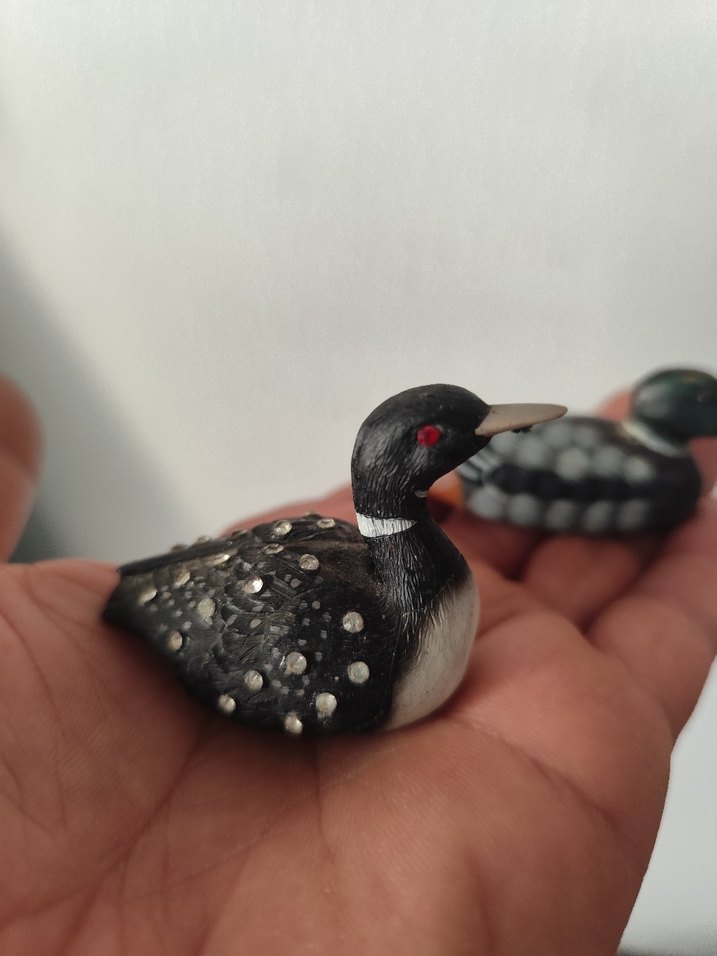 El Yapımı Gri Kuş Figürleri - Görsel 2