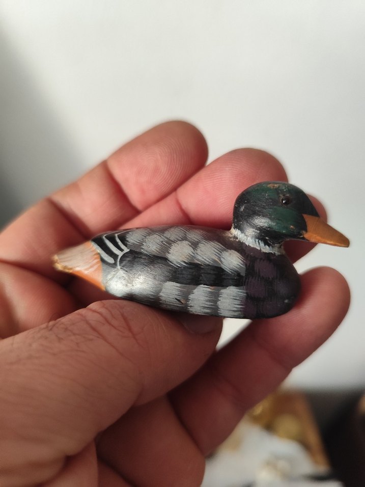 El Yapımı Gri Kuş Figürleri - Görsel 5