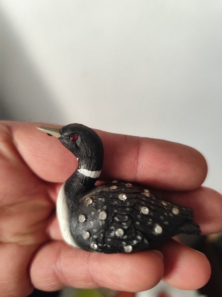 El Yapımı Gri Kuş Figürleri - Görsel 4