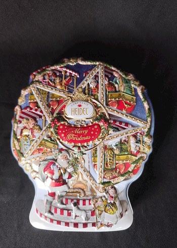 Heidel Confiserie Almanya Hatıra teneke kutu - Görsel 2