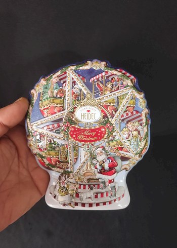 Heidel Confiserie Almanya Hatıra teneke kutu - Görsel 3