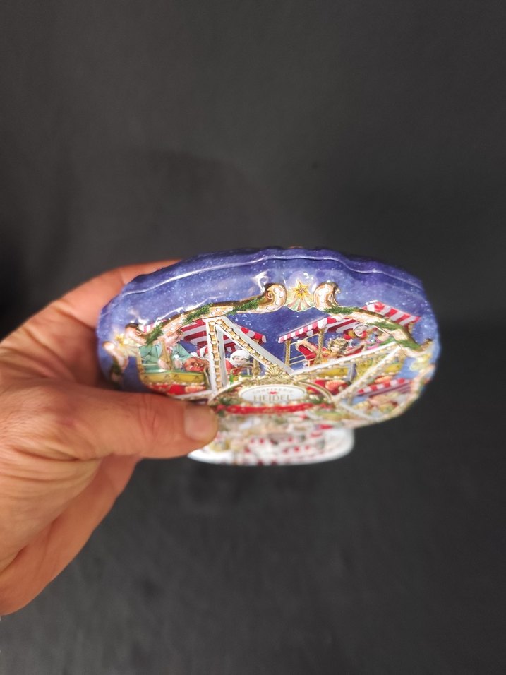 Heidel Confiserie Almanya Hatıra teneke kutu - Görsel 4