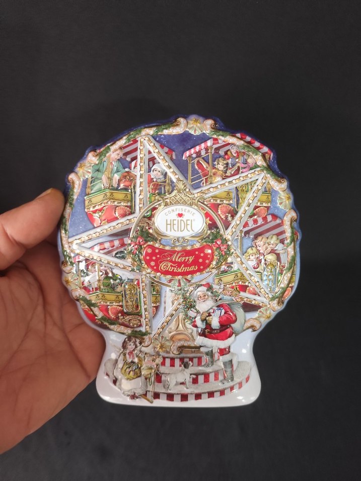 Heidel Confiserie Almanya Hatıra teneke kutu - Görsel 3