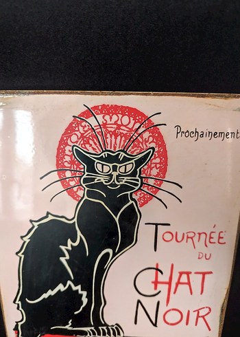 Tournée du Chat Noir Metal Poster - Görsel 2