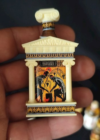 RETRO CLASSIC GREEK ELEGANCE OUZOUNIS OUZO şişeler - Görsel 3