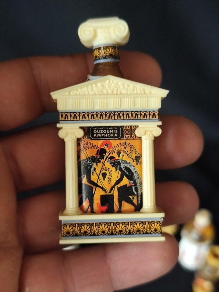 RETRO CLASSIC GREEK ELEGANCE OUZOUNIS OUZO şişeler - Görsel 3