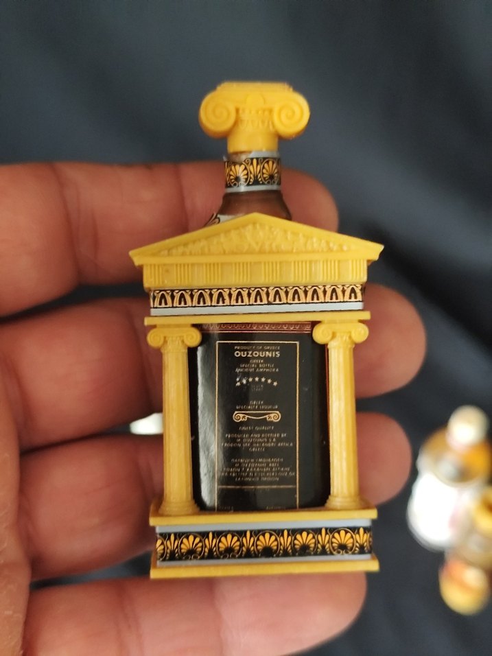 RETRO CLASSIC GREEK ELEGANCE OUZOUNIS OUZO şişeler - Görsel 5