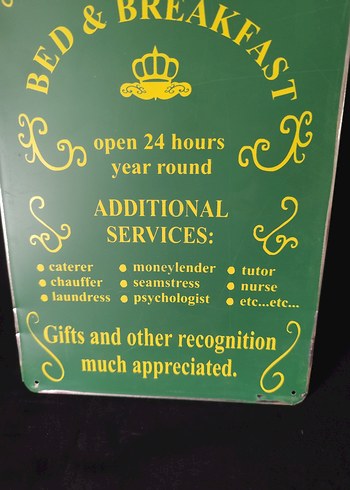 Vintage Metal Tabela - Görsel 3