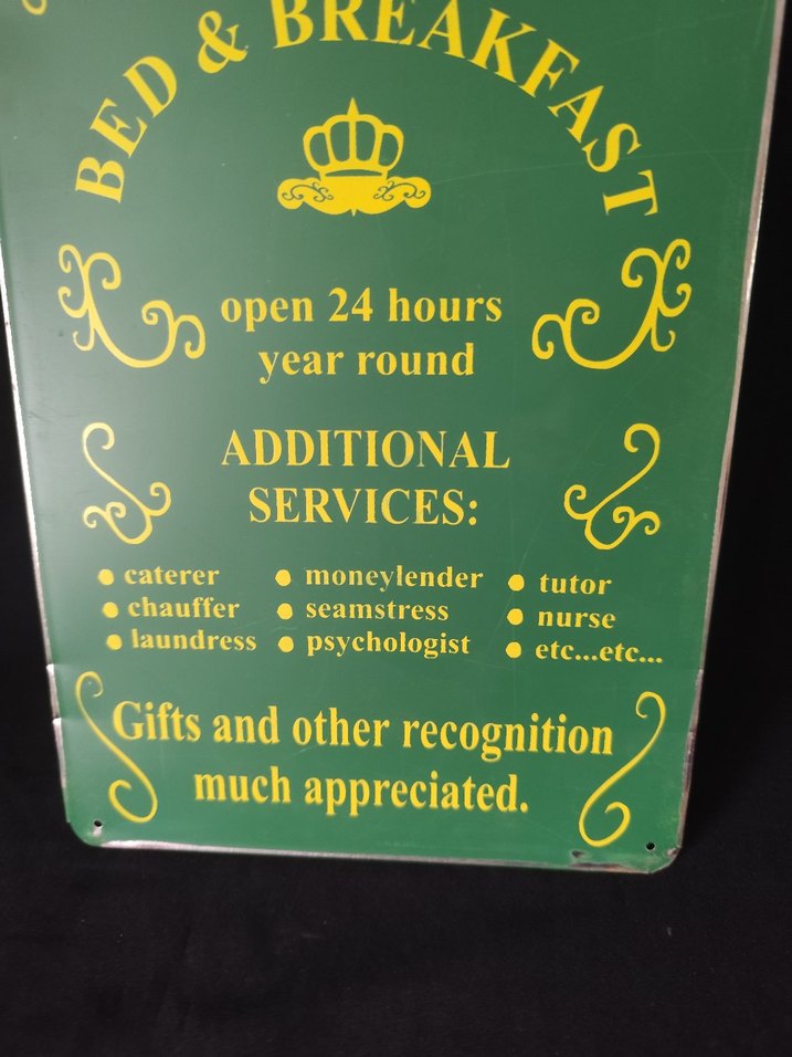 Vintage Metal Tabela - Görsel 3