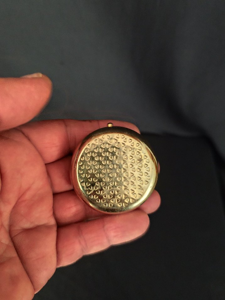 VİNTAGE Praha AYNALI METAL KUTU - Görsel 4