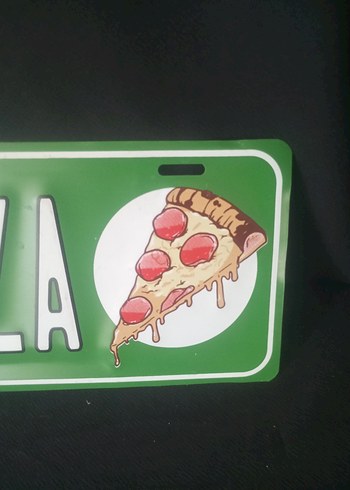 Beden Pizza Temalı ALAMİNYUM TABELA
