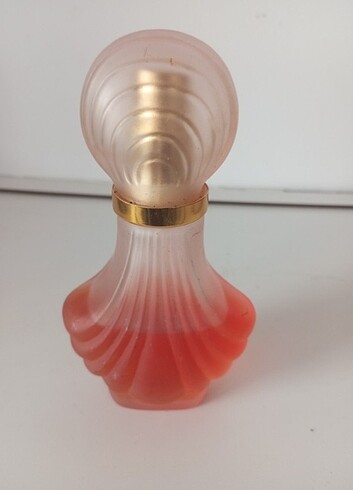 Vintage Buzlu Pembe Cam Atomizer Parfüm Şişesi