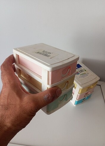  Beden TOP STAR 3?lü Organizer Set Makyaj 9x12 adet fiyatıdır lütfen ka