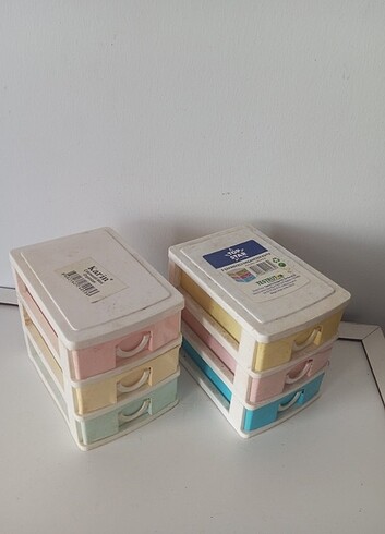  Beden Renk TOP STAR 3?lü Organizer Set Makyaj 9x12 adet fiyatıdır lütfen ka