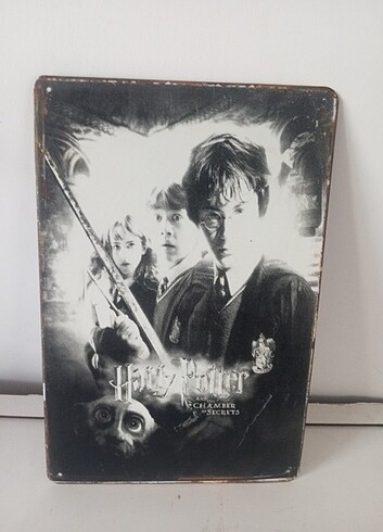 HARRY POTTER TENEKE TABELA dekoratif Ölçüler 30x20 cm metal tabl