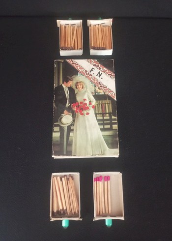 ANTİKA ÇEKMECELİ Nikah Kibriti Kutusu