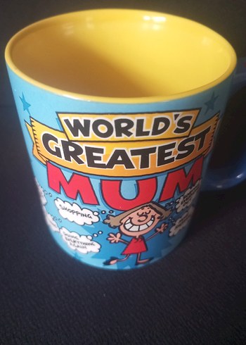 Beden Renkli World's Greatest Mum Kupa