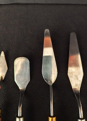 ÇELİK İTALYAN MALI Boya Spatula Seti 4'lü