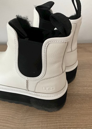 37 Beden beyaz Renk Beyaz Platform Topuklu Minimalist Kadın Bot.