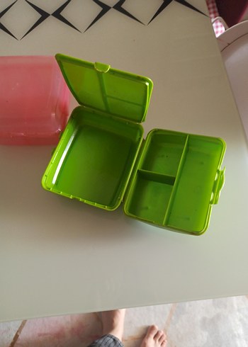 Renkli 4 Bölmeli Saklama Kutusu - Görsel 2