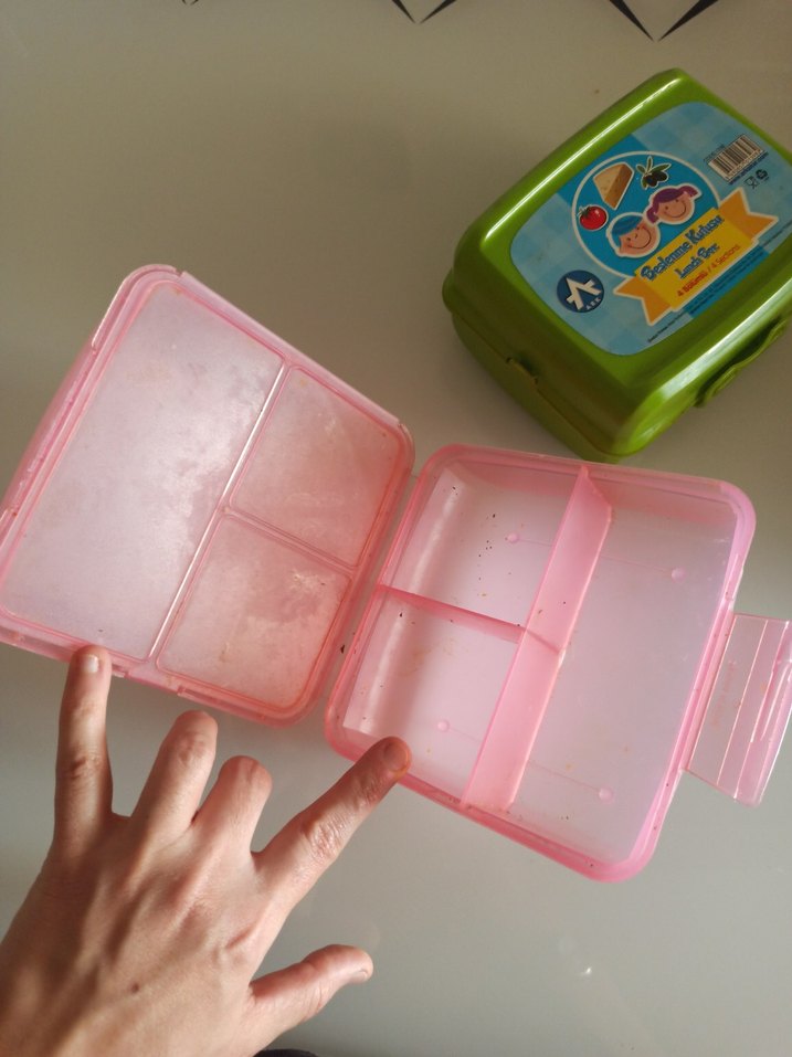 Renkli 4 Bölmeli Saklama Kutusu - Görsel 4