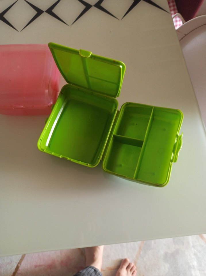 Renkli 4 Bölmeli Saklama Kutusu - Görsel 2