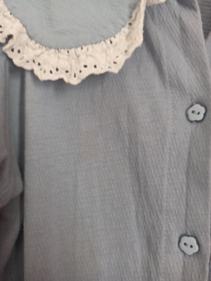 Fırfırlı Yaka Detayli elbise gomlek - Görsel 4