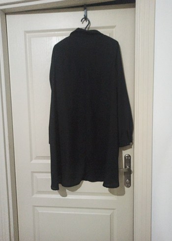 Siyah Rahat Kesim Kadın Gömlek - Görsel 2