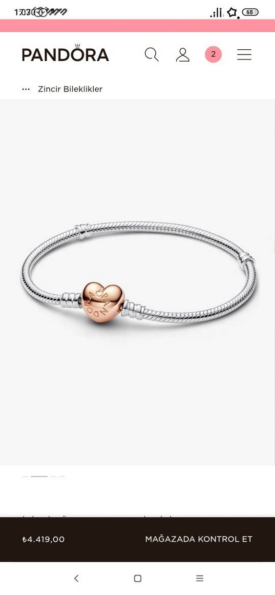 Orjinal Pandora bileklik - Görsel 2