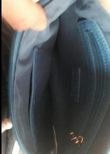 Beden mavi Renk Mudo mavi el çantası (clutch)