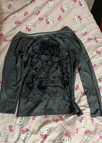 Diğer Goth skull bluz